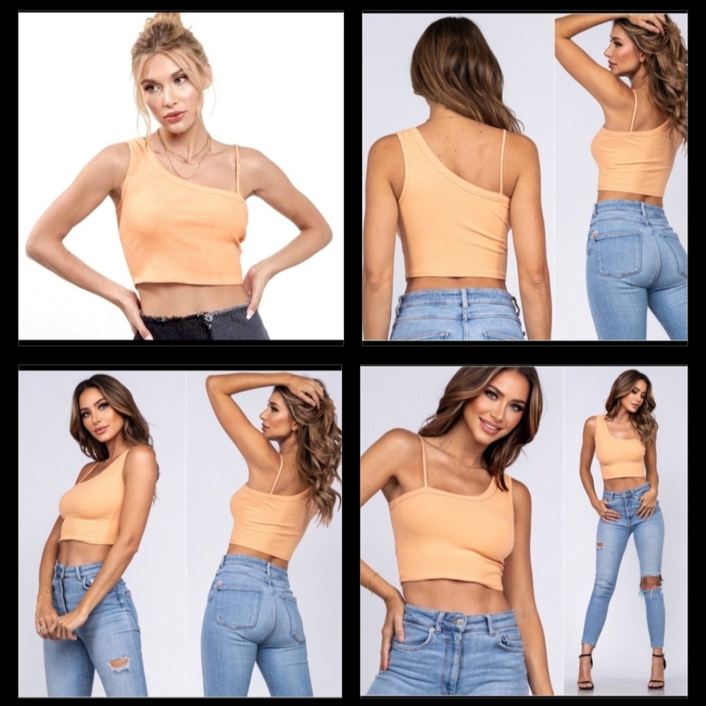 Asymmetric Crop Top